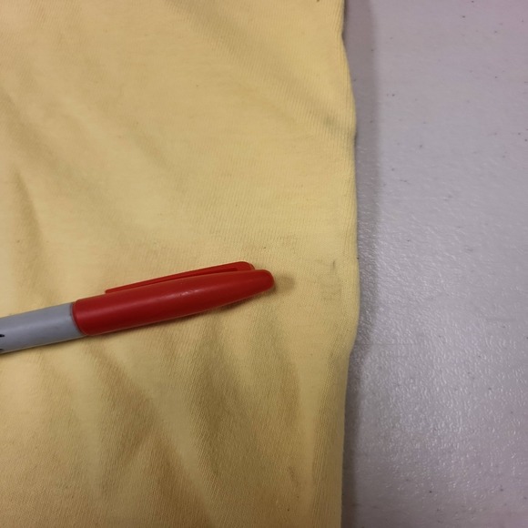 Pluma USA Heavyweight Cotton T-Shirt Mens XL Yellow Short Sleeve Tee Shirt - Picture 6 of 10